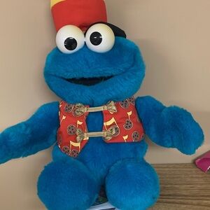 Vintage Tyco Trumpet Playing Cookie Monster.